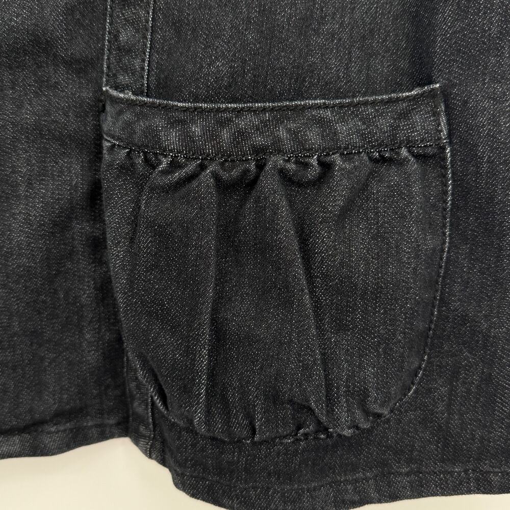 Cato Woman Denim Top Jacket Women's 18/20 Heathered Black Office Wear Workwear - Picture 4 of 8